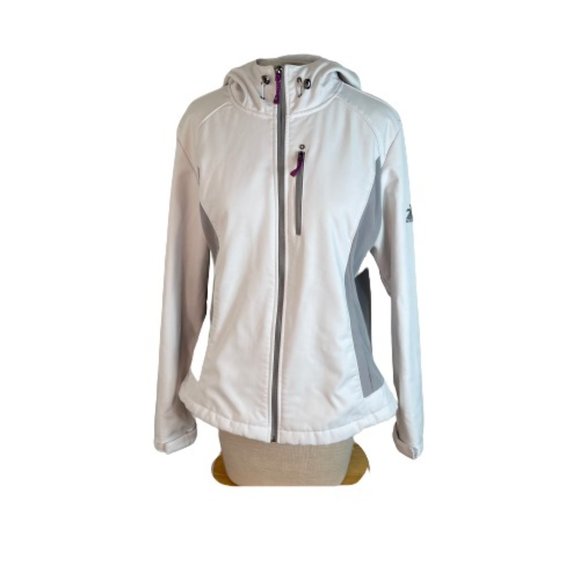 ZeroXposur Other - Zero Xposur Kids Girls Jacket Hooded White Gray XL